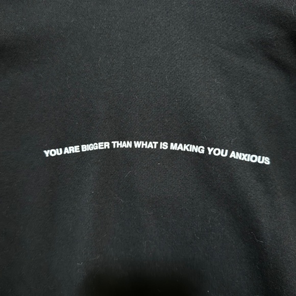 YOUR ANXIETY IS LYING TO YOU HOODIE [WITH TAGS] - Picture 4 of 4